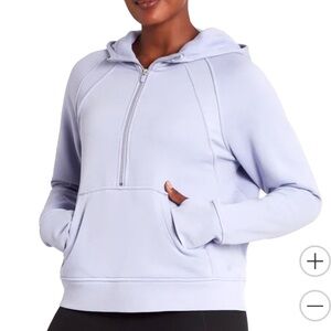Women’s Danskin Light Blue Half Zip Sweatshirt